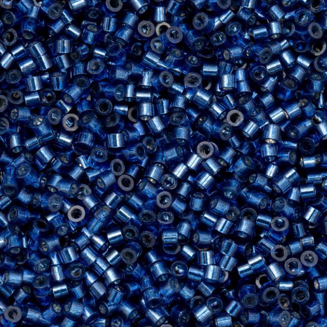 Cylin Bead 11/0 Silver Lined Sapphire - 25 G Bag-CY11-1008