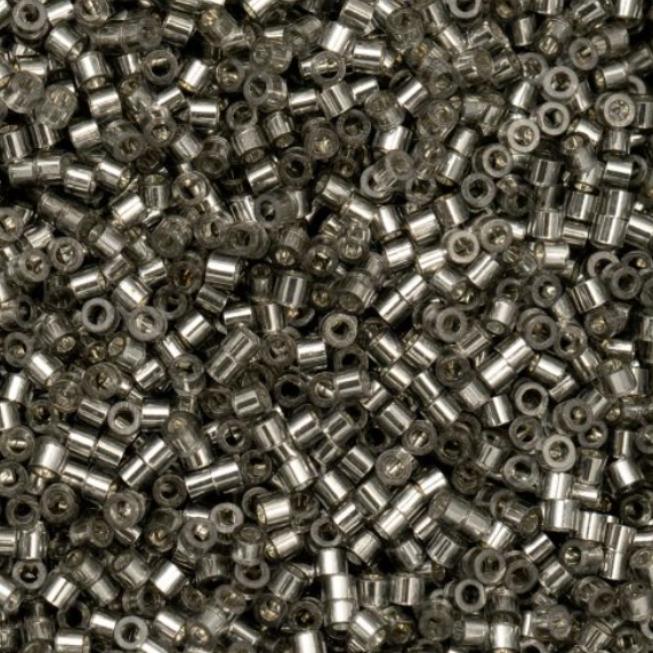 Cylin Bead 11/0 Grey Lined Sapphire - 25 G Bag-CY11-1009