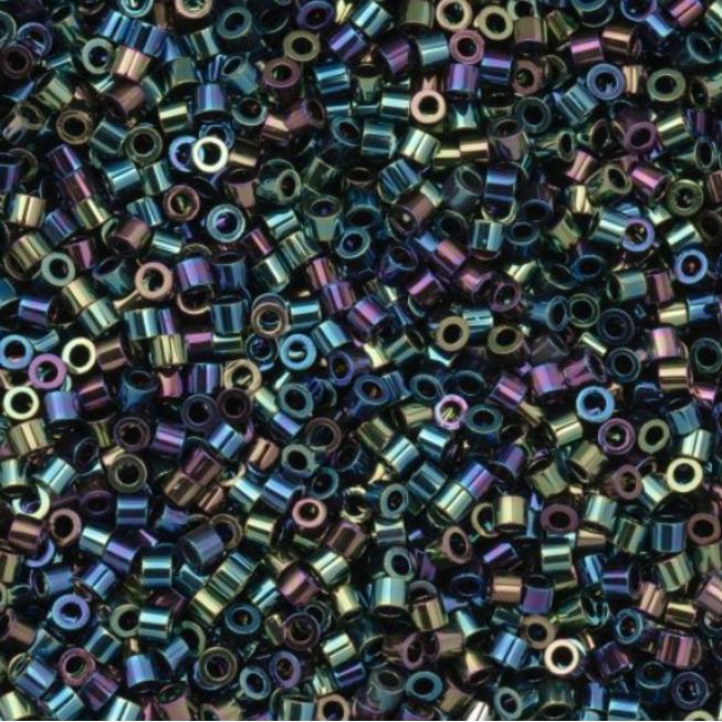 Cylin Bead 11/0 Black AB - 25 G Bag-CY11-1002