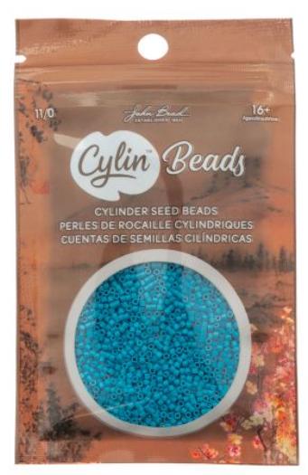 Cylin Bead 11/0 Dark Turquoise Blue - 25 G Bag-CY11-1049