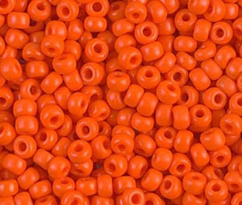 8-406 Opaque Orange, Miyuki Seed Bead, 8/0