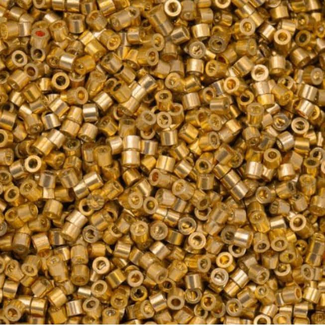 Cylin Bead 11/0 Opaque Honey Amber Glow - 25 G Bag-CY11-1196