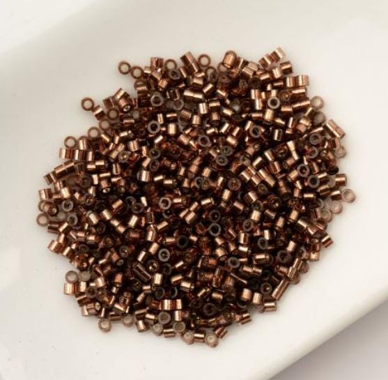 Cylin Bead 11/0 Silver Lined Brown - 25 G Bag-CY11-1020