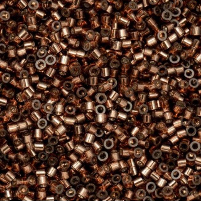 Cylin Bead 11/0 Silver Lined Brown - 25 G Bag-CY11-1020