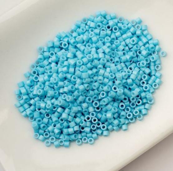 Cylin Bead 11/0 Opaque Light Blue - 25 G Bag-CY11-1057