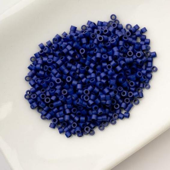 Cylin Bead 11/0 Cobalt Blue Matte - 25 G Bag-CY11-1070