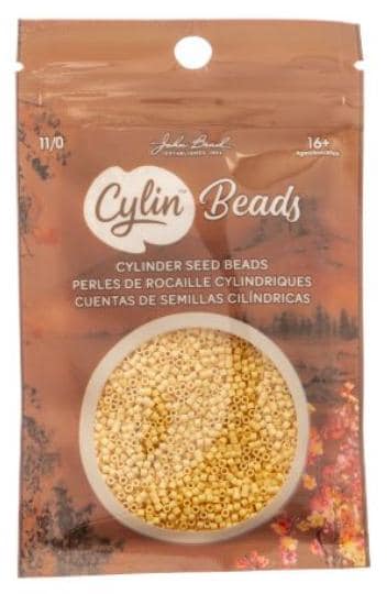 Cylin Bead 11/0 Opaque Light Topaz - 25 G Bag-CY11-1098