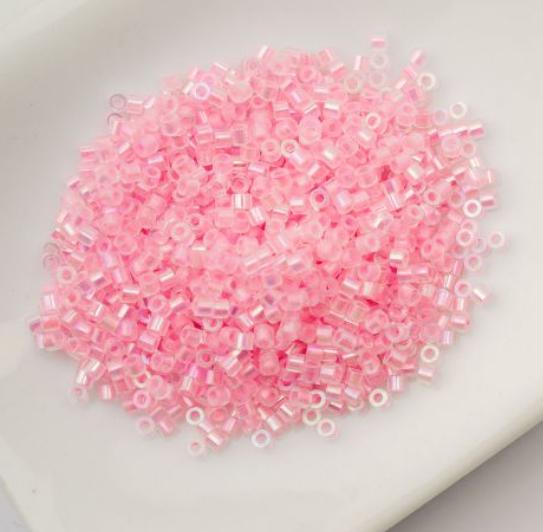 Cylin Bead 11/0 Glow in the Dark AB - White to Turquoise - 25 G Bag-CY11-1115