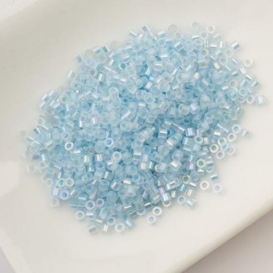 Cylin Bead 11/0 Glow in the Dark AB - Blue - 25 G Bag-CY11-1130