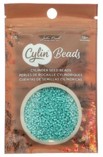 Cylin Bead 11/0 Opaque Vibrant Turquoise - 25 G Bag-CY11-1078