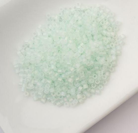Cylin Bead 11/0 Matte Macaron AB Crystal Sky - 25 G Bag-CY11-1184