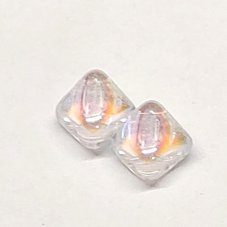 5mm Mini Silky Bead, 2 Hole Czech Glass-40 Beads