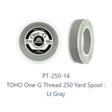 One-G Toho Lt Gray Nylon Beading Thread 50, 125 or 250 Yards