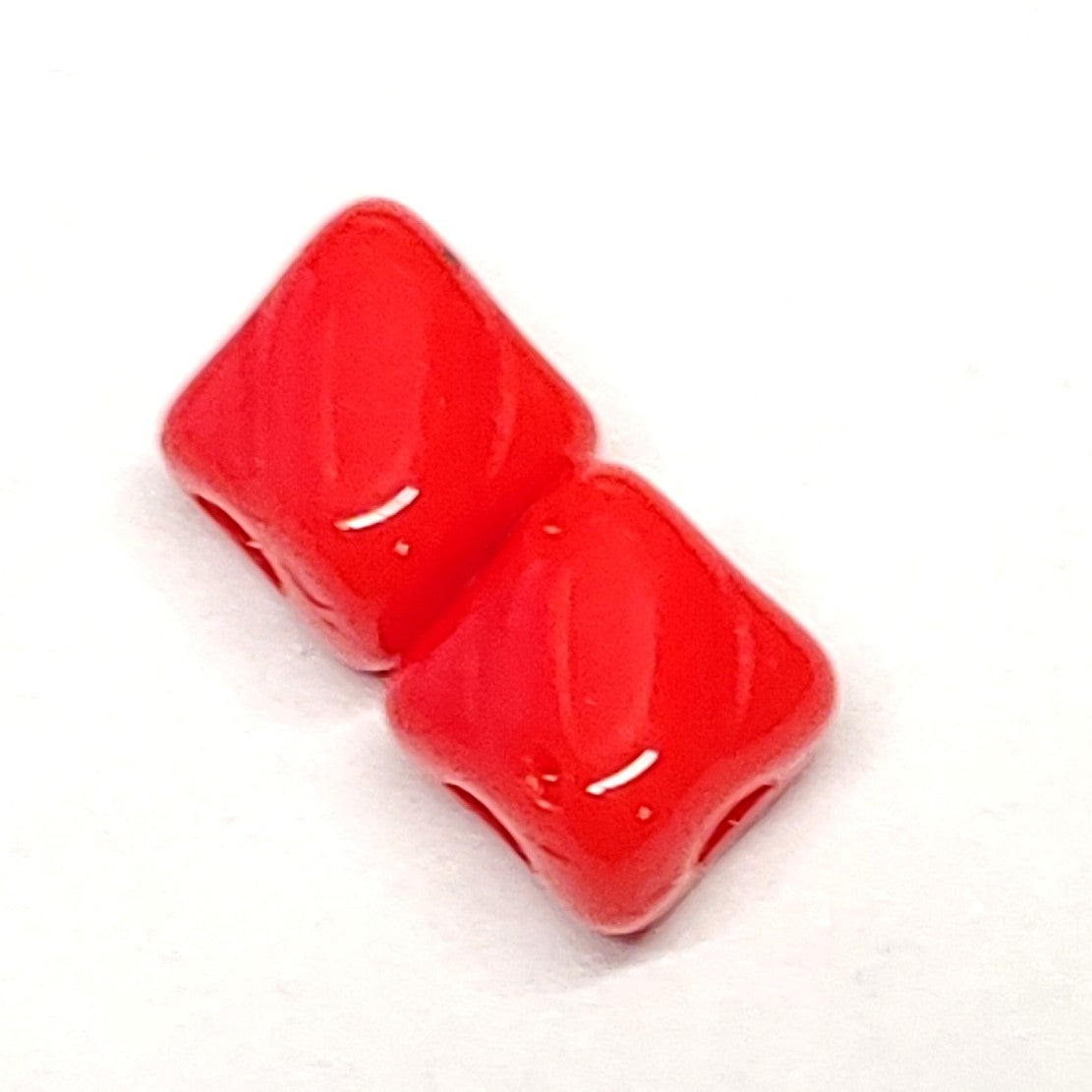 5mm Mini Silky Bead, 2 Hole Czech Glass-40 Beads