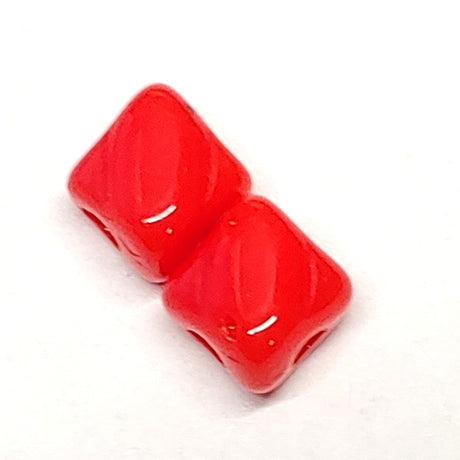 5mm Mini Silky Bead, 2 Hole Czech Glass-40 Beads