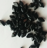 DiamonDuo Beads Colors- Butter Pecan, Coral Lumi Pecan, orJet, 2-Hole Bead 5X8MM 6 grams 24 Beads