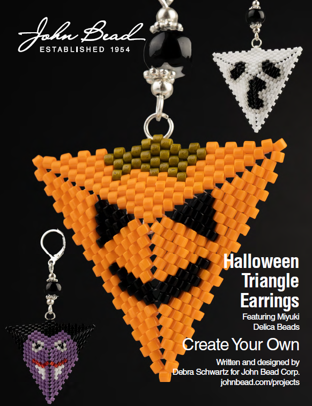 Halloween Triange Earrings Pattern