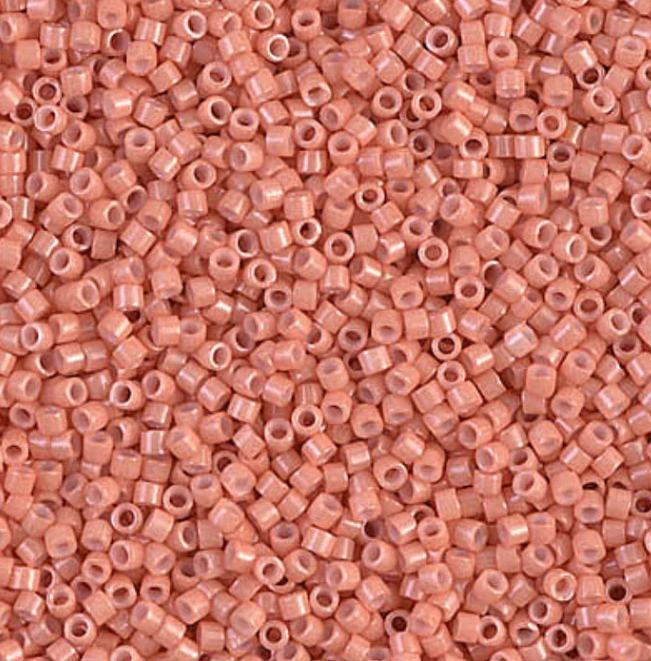 DB1363 11/0 Dyed Opaque Salmon Miyuki Delica