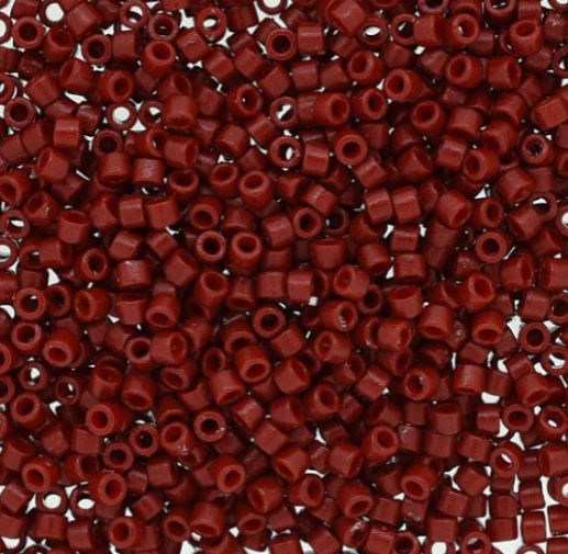 DB2354 11/0 Duracoat Opaque Dyed Shanghai Red Miyuki Delica