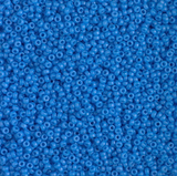 15-4484 Duracoat Dyed Opaque Delphinium, Miyuki size Seed Bead, 15/0
