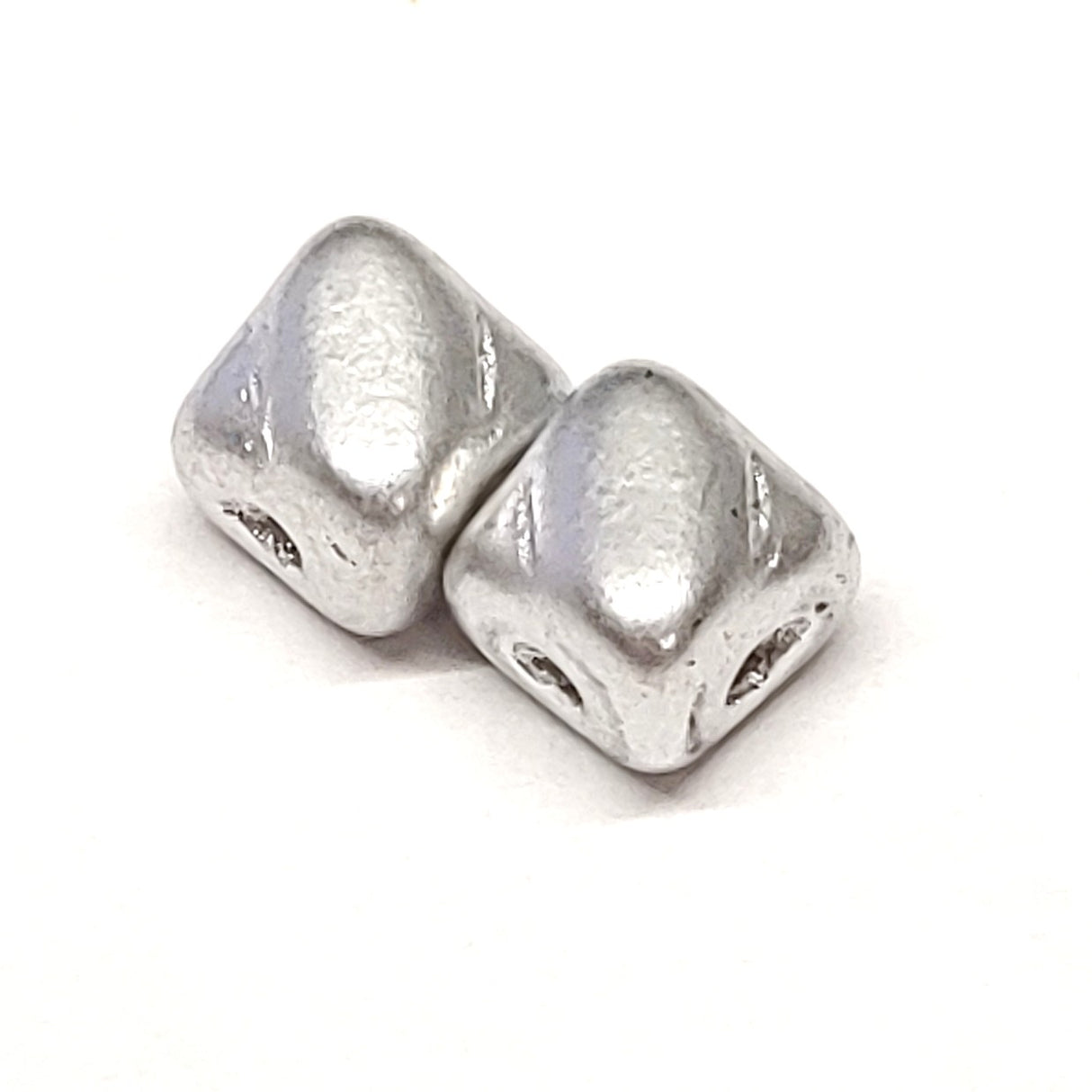 5mm Mini Silky Bead, 2 Hole Czech Glass-40 Beads