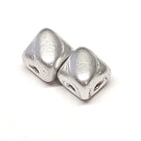 5mm Mini Silky Bead, 2 Hole Czech Glass-40 Beads
