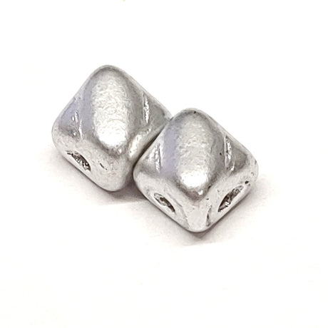 5mm Mini Silky Bead, 2 Hole Czech Glass-40 Beads