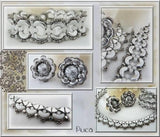 Arcos Par Puca Silver Aluminum, 3-Hole 5X10MM Czech Glass, 00030-01700-30 Beads