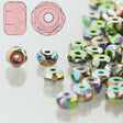 Micro Spacers Full Vitrail, 2x3MM Faceted Czech Glass, 28103-50 Beads