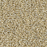15/0 Duracoat Galvanized Silver, Miyuki Round Seed Bead, 4201