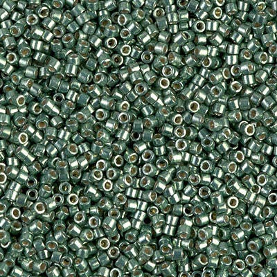 Delica, 11/0 Duracoat Galvanized Sea Green, DB1845 Miyuki Delica-5 grams