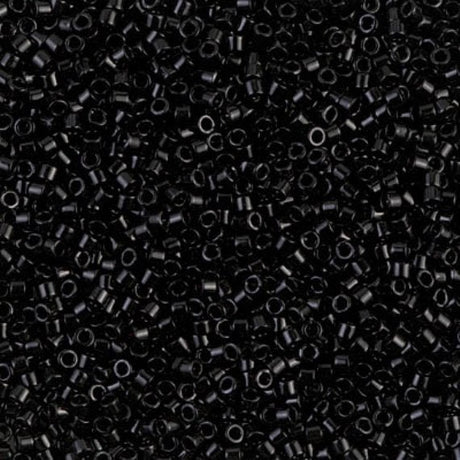 DB0010 11/0 Black Miyuki Delica