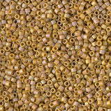 DB2303 11/0 Matte Opaque Glazed Honey Bee AB Miyuki Delica