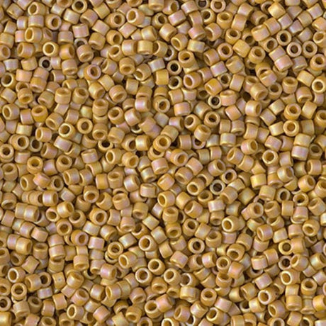 DB2303 11/0 Matte Opaque Glazed Honey Bee AB Miyuki Delica