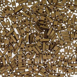 Quarter Tila Matte Metallic Dark Bronze, QTL2006, Miyuki 5 grams