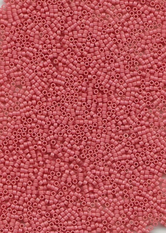 Duracoat Opaque Lt Watermelon 11/0 Miyuki Delica Bead, DB2114 5 Grams