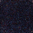 8/0 Toho Navy Blue Iris Metallic, color 82 Round Seed Bead 10g (Metallic Nebula)