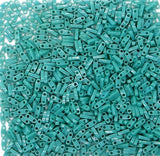 Quarter Tila Opaque Turquoise, QTL-412, Miyuki 5 grams