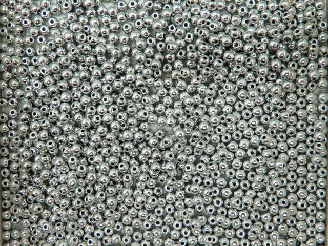 3mm Round Crystal Full Labrador Czech Glass Beads, 00030-27000