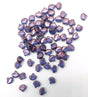 Ginko Bead Luster Transparent Amethyst, 2-Hole Czech Glass 7.5x7.5mm, 00030-15726