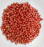 Minos Par Puca Opaque Coral Red Bronze, 2.5X3MM Czech glass 93200-15496