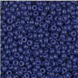 8/0 Duracoat Opaque Dyed Navy, Miyuki Seed Bead, 8-4493