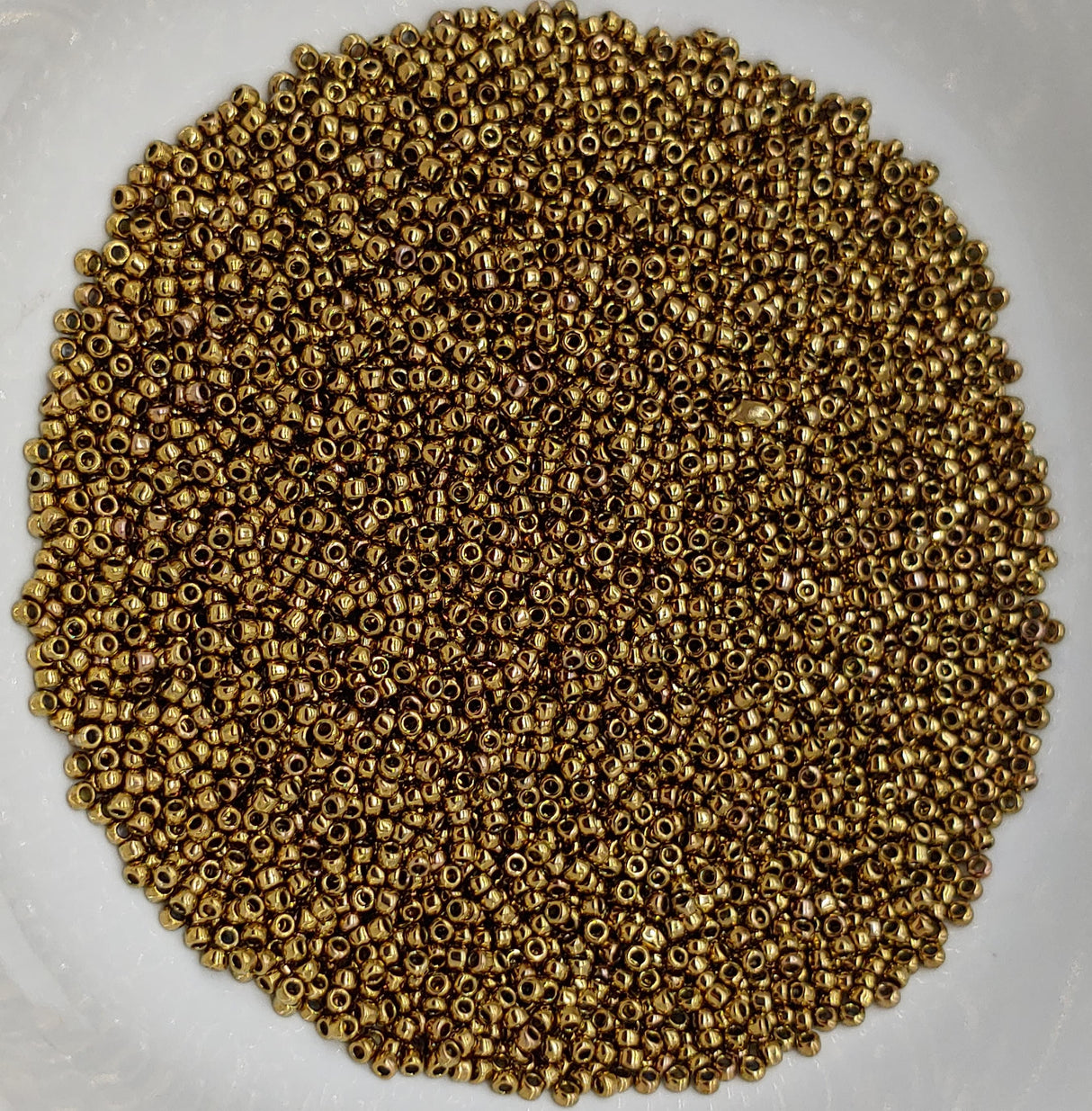 11/0 Toho Antique Bronze 223, Glass Seed Bead, 10 grams