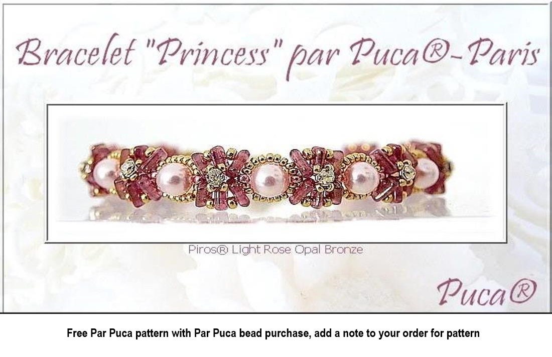 Piros Par Puca-Paris Jet, 2 Hole 2x5x3mm Czech Glass, 5 grams