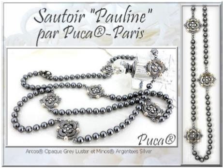 Last one....Arcos® par Puca® Spotted Metallic Matte Old Silver, 3-Hole 5X10mm Czech Glass, 34 Beads