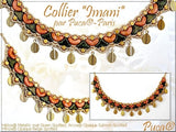 Last one....Arcos® par Puca® Spotted Metallic Matte Old Silver, 3-Hole 5X10mm Czech Glass, 34 Beads