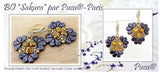 Samos® par Puca® Paris Crystal Copper Spotted, 2-Hole 5x7mm Czech Glass, 00030-65324-25 beads