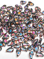 Paisley Duo Jet Full Sliperit Dot, 8x5MM 2 hole Czech Glass, 8523980-29503 Qty 52