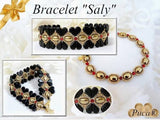 Samos® par Puca® Opaque Hyacinth Bronze, 2 Hole Bead 5x7mm Czech Glass, 93120-15496-25 beads