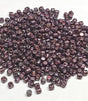 Minos Par Puca Metallic Matte Violet Spotted, 2.5X3MM Czech glass